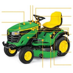 John Deere X380 Tractor - Quick Reference Guide