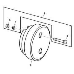 John Deere X384 - PC12712 - Front Wheel - ST801848