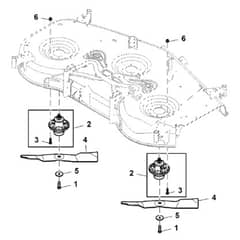 John Deere X384 - PC12712 - Spindle Housings - ST988410