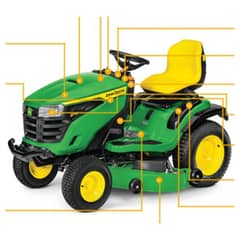 John Deere X384 Tractor - Quick Reference Guide