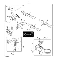 John Deere X390 - PC12713 - Grass Mulch - ST1016365