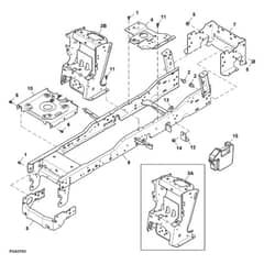John Deere X390 - PC12713 - Frame - ST840231