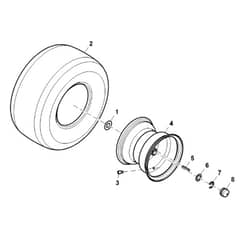 John Deere X390 - PC12713 - Wheels - ST840355