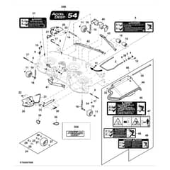 John Deere X390 - PC12713 - Cover - ST842332
