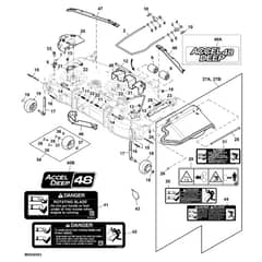 John Deere X390 - PC12713 - Discharge Chute - ST842486