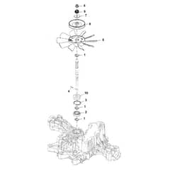 John Deere X390 - PC12713 - Transaxle Pump ( - 050000) - ST852132