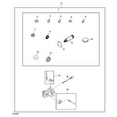 John Deere X390 - PC12713 - Transaxle Repair - ST863796