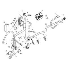 John Deere X390 - PC12713 - Chassis Wiring - ST867237