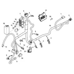 John Deere X394 - PC12714 - Chassis Wiring - ST867237