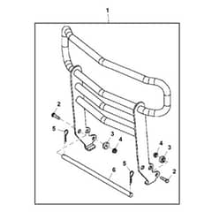 John Deere X394 - PC12714 - Brush Guard - ST900437