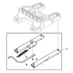 John Deere X394 - PC12714 - Seat Adjuster - ST955003
