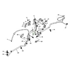 John Deere X500 - PC9524 - Wiring Harness (050001 - 070000) - ST541861