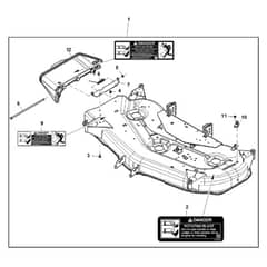 John Deere X534 - PC9526 - Mower Deck - ST1014652