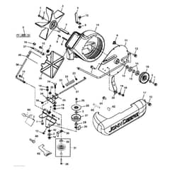 John Deere X534 - PC9526 - Blower Housing - ST541661