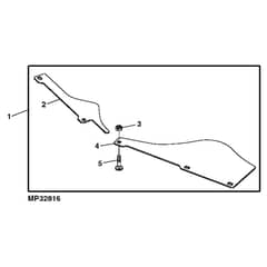 John Deere X534 - PC9526 - Anti-Blowout Kit - ST541763