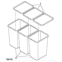 John Deere X534 - PC9526 - Grass Catcher - ST541792