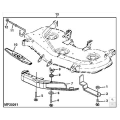 John Deere X534 - PC9526 - Mulch Kit - ST542057