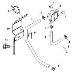 John Deere X534 - PC9526 - Fuel Pump (060001 - ) - ST559679