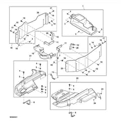 John Deere X534 - PC9526 - Shield Kits - ST810833