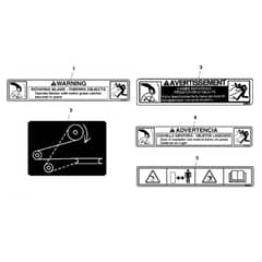 John Deere X534 - PC9526 - Labels - ST864081