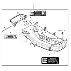 John Deere X540 - PC9527 - Mower Deck - ST1014652