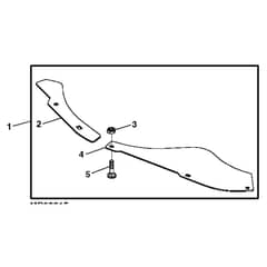 John Deere X540 - PC9527 - Anti-Blowout Kit - ST541755