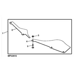 John Deere X540 - PC9527 - Anti-Blowout Kit - ST541763