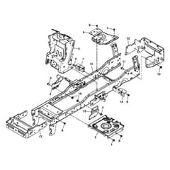 John Deere X540 - PC9527 - Frame - ST542179