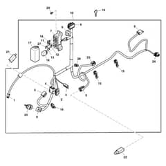 John Deere X540 - PC9527 - Wiring Harness (070001 - ) - ST686556