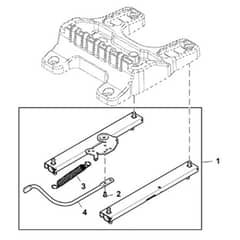 John Deere X540 - PC9527 - Seat Adjuster - ST955003