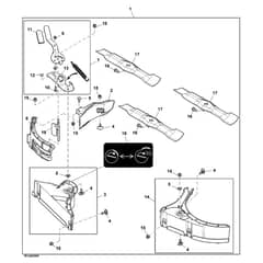 John Deere X570 - PC12715 - Grass Mulch - ST1016365
