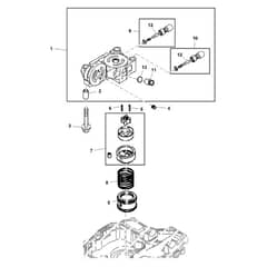 John Deere X570 - PC12715 - Center Case - ST541718