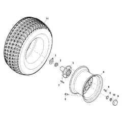 John Deere X570 - PC12715 - Wheels - ST840592