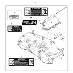 John Deere X570 - PC12715 - Mower Deck - ST842363