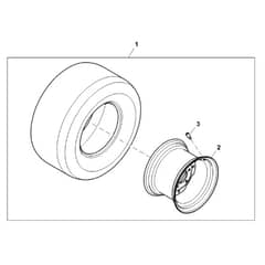 John Deere X570 - PC12715 - Wheels - ST858931