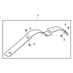 John Deere X570 - PC12715 - Deflector Kit - ST863755