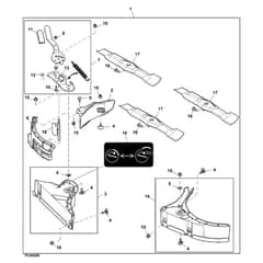 John Deere X580 - PC12716 - Grass Mulch - ST1016365