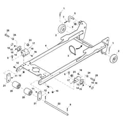 John Deere X580 - PC12716 - Frame - ST839928