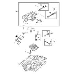 John Deere X580 - PC12716 - Center Case - ST840269