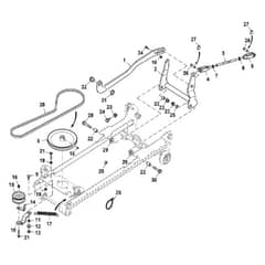 John Deere X580 - PC12716 - Belt Drive - ST841773