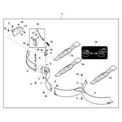 John Deere X580 - PC12716 - Grass Mulch - ST842690