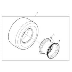 John Deere X580 - PC12716 - Wheels - ST858931