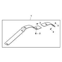John Deere X580 - PC12716 - Deflector Kit - ST863703