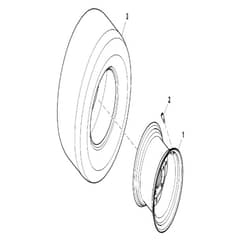 John Deere X580 - PC12716 - Wheels - ST917316