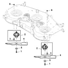 John Deere X580 - PC12716 - Spindle Housings - ST957939