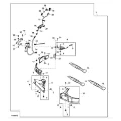John Deere X584 - PC12717 - Electric One-Touch - ST1016401