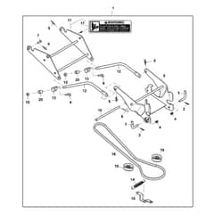John Deere X584 - PC12717 - Snow Blower - ST844927