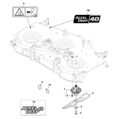 John Deere X584 - PC12717 - Spindles - ST846514