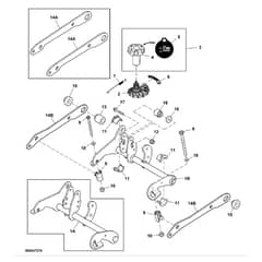 John Deere X584 - PC12717 - Lift System - ST846795