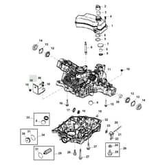 John Deere X584 - PC12717 - Transaxle Case - ST863003